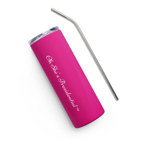 Presidential Pink Slim Tumbler - Image 5