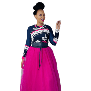 Presidential Royal Cuffs Top (Color Indigo)