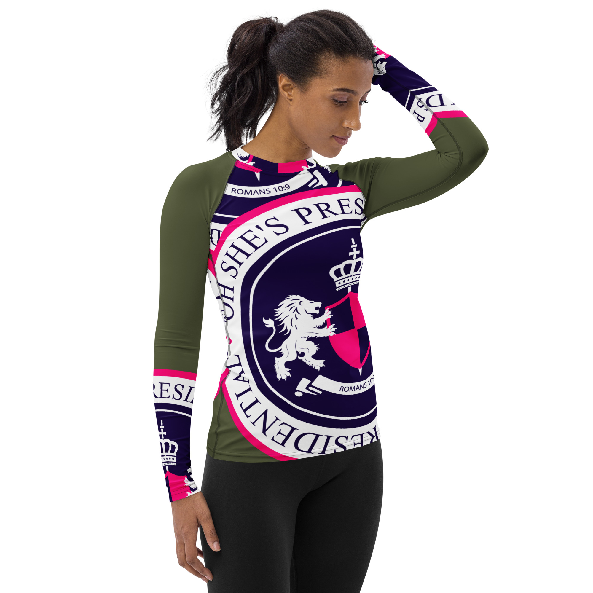 Presidential Royal Cuffs Top (Color Olive) - Image 2